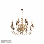 Подвесная люстра iLamp Lady 88003-10+5 Золотая