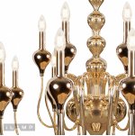 Подвесная люстра iLamp Lady 88003-10+5 Золотая