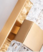 Настенный светильник 88068W gold/clear