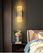 Настенный светильник 88068W gold/clear