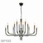 Подвесная люстра iLamp Evolution 88088-8+4 Хром