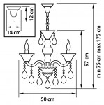 Люстра подвесная Lightstar 881060 Bianca