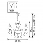 Люстра подвесная Lightstar 881100 Bianca