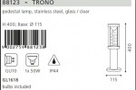 Уличный светильник Eglo 88123 TRONO