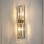 Настенный светильник 88183W/D500 gold/clear