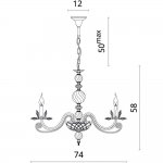 Люстра хрустальная Divinare 8820/09 LM-6 PLATEA