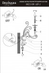 Светильник настенный Divinare 8821/09 AP-1 ALBEDO