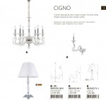 Настольная лампа Divinare 8825/03 TL-1 CIGNO