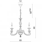 Светильник подвесной Divinare 8825/03 LM-6 CIGNO