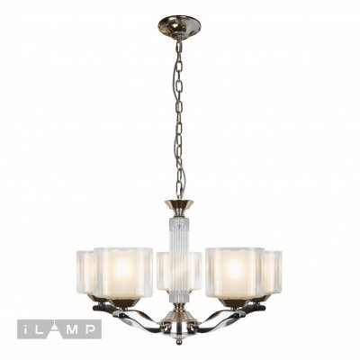 Подвесная люстра iLamp Simple 88265/5 Хром Подвесная люстра iLamp Simple 88265/5 Хром