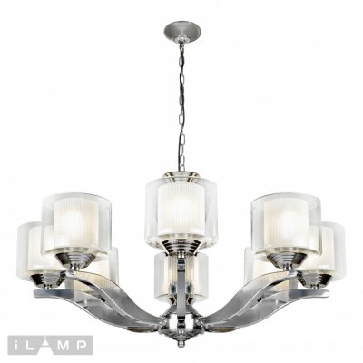 Подвесная люстра iLamp Simple 88265/8 Хром Подвесная люстра iLamp Simple 88265/8 Хром