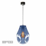 Подвесной светильник iLamp Pear 8827/1P Синий