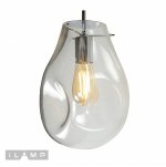 Подвесной светильник iLamp Pear 8827/1P Хром+прозрачный