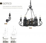 Светильник бра Divinare 8852/22 AP-1 GOTICO