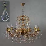 Люстра Ambiente 8888/10 AB Leaf crystal