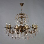 Люстра Ambiente 8888/10 PB Leaf crystal