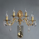 Светильник бра Ambiente 8888/2+2 AB Honey Leaf