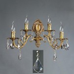 Светильник бра Ambiente 8888/2+2 AB New Leaf