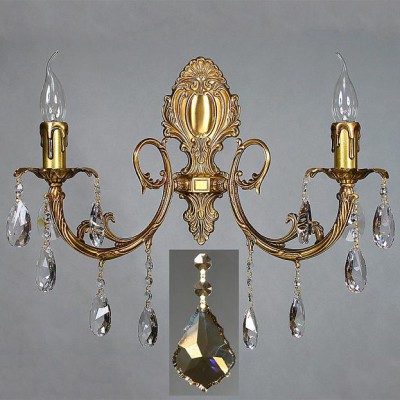 

Светильник бра Ambiente 8888/2 AB Honey Leaf, 8888/2 AB Honey Leaf