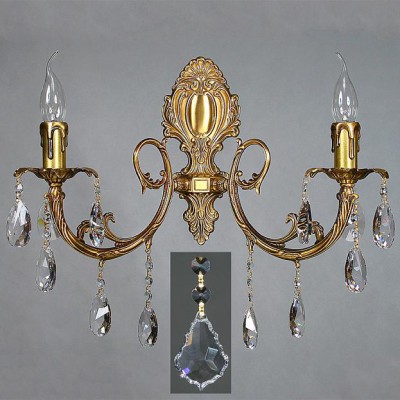 

Светильник бра Ambiente 8888/2 AB Leaf crystal, 8888/2 AB Leaf crystal