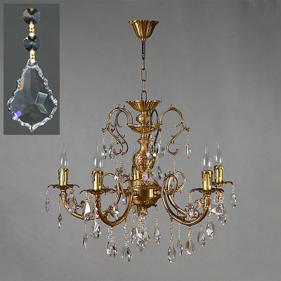 

Люстра Ambiente 8888/5 AB Leaf crystal, 8888/5 AB Leaf crystal
