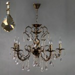 Люстра Ambiente 8888/5 PB Honey Leaf