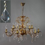 Люстра Ambiente 8888/6+6 AB New Leaf