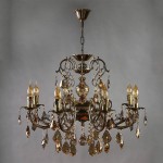 Люстра Ambiente 8888/8 PB Honey Leaf