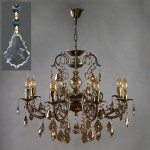 Люстра Ambiente 8888/8 PB Leaf crystal