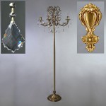 Торшер Ambiente 8888F/4 PB Honey Leaf