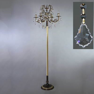 

Торшер Ambiente 8888F/4 PB Leaf Crystal, 8888F/4 PB Leaf Crystal