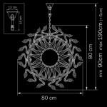 Люстра подвесная Lightstar 890187 Medusa