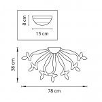 Люстра потолочная Lightstar 890098 MEDUSA LED