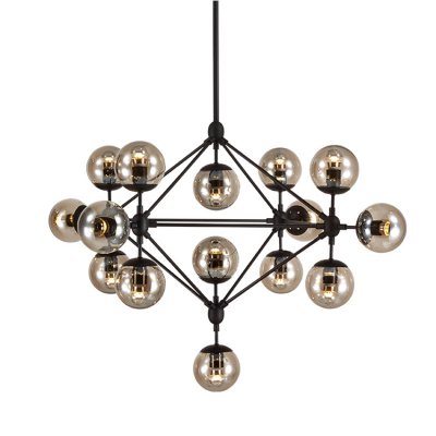 Люстра Delight 8916/15 black/cognac