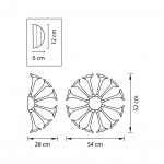 Светильник настенный Lightstar 891656 Bardano