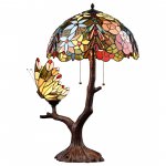893-804-03 VELANTE Стиль Tiffany светильник настольный, E27, 3x60W