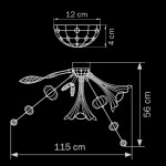 Люстра потолочная Lightstar 893021 Celesta