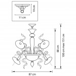 Люстра подвесная Lightstar 894156 Ricciolo