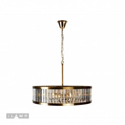 Подвесная люстра iLamp Queen 8945-6 Золотая Подвесная люстра iLamp Queen 8945-6 Золотая