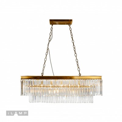 Подвесная люстра iLamp Triumph 8945-6A Золотая Подвесная люстра iLamp Triumph 8945-6A Золотая