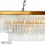 Подвесная люстра iLamp Triumph 8945-6A Золотая