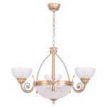 Люстра классическая Экономсвет 89540/3+2BRASS PLATING WT