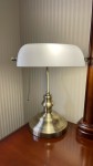 Настольная лампа СССР Arte lamp A2493LT-1AB бронзовая BANKER