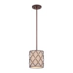 Подвесной светильник Natural concept QZ/BROWNLATT/P/S BROWN LATTICE