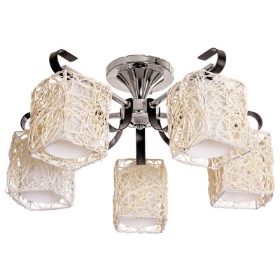 Потолочный светильник Экономсвет 90158/5CR+WENGE WT