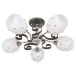 Люстра современная Экономсвет 90206/5BK+CR MK