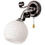 Светильник ЭкономСвет 90215/1wCR+BK MK