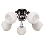 Потолочный светильник Экономсвет 90215/5CR+BK MK*4