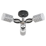 Светильник ЭкономСвет 90250/3BK+CR WT