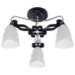 Люстра современная Экономсвет 90259/3CR+BK